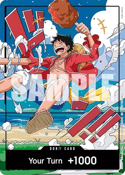DON!! Card (World United) (Luffy) #promo One Piece Promotion Cards