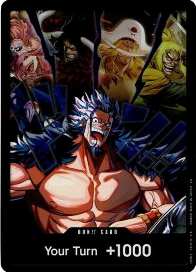 DON!! Card (Alternate Art) (Rocks) #promo The World's Strongest Warriors