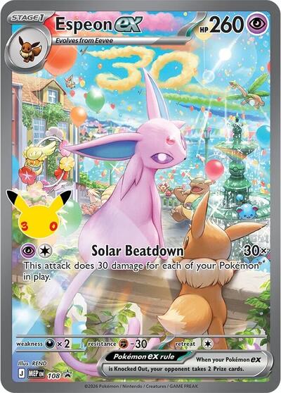 Espeon ex - 108 Mega Evolution Promo