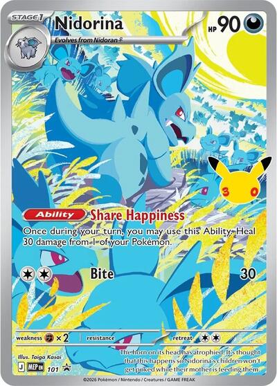 Nidorina - 101 Mega Evolution Promo