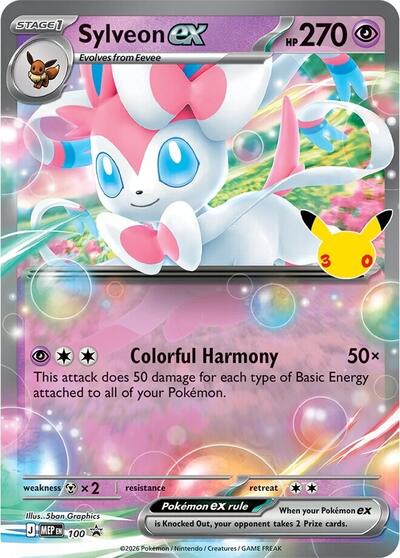 Sylveon ex - 100 #100 Mega Evolution Promo