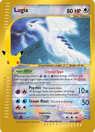 Lugia #149, 30th Celebration Classic Collection