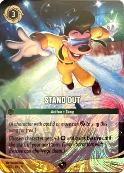 Stand Out (Foil) #11 Disney Lorcana Promo Cards