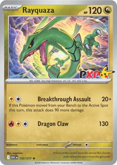 Rayquaza #153 Miscellaneous Cards & Products