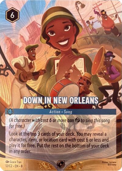 Down in New Orleans (Foil) #12 Disney Lorcana Promo Cards