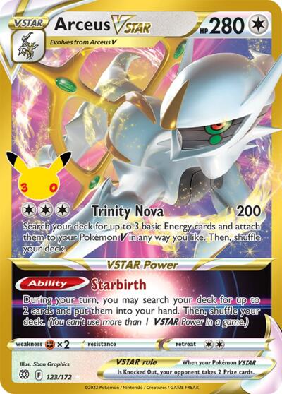 Arceus VSTAR 30th Celebration Classic Collection