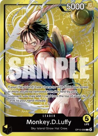 Monkey.D.Luffy (OP15-098) (Luffy Deck) #OP15-098 Set Sail Deck Set