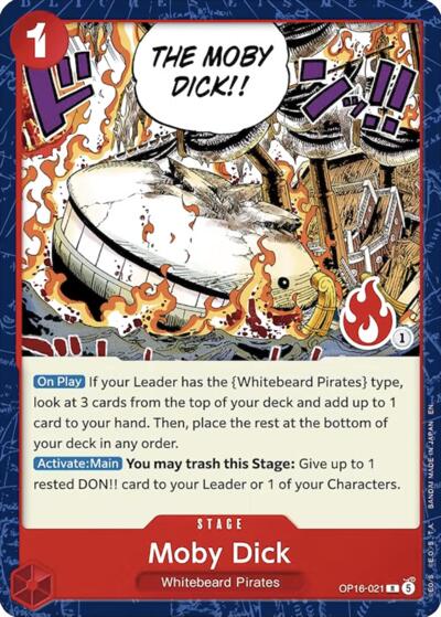 Moby Dick (Ace Deck) #OP16-021 Set Sail Deck Set