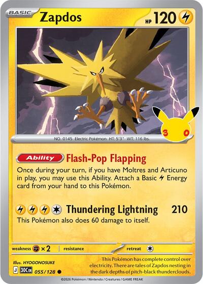 Zapdos #55 30th Celebration