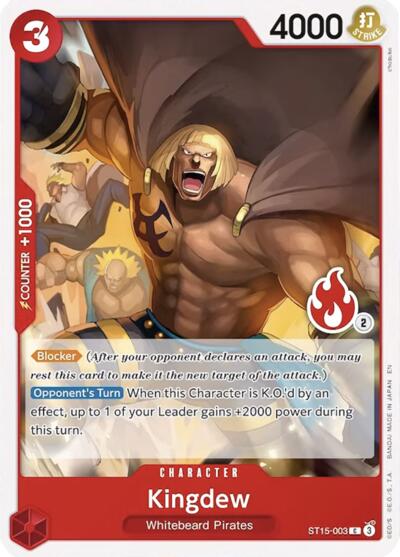 Kingdew (Ace Deck) #ST15-003 Set Sail Deck Set