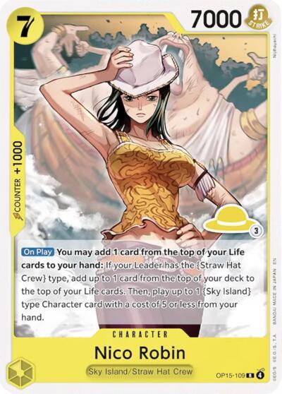 Nico Robin (Luffy Deck) #OP15-109 Set Sail Deck Set