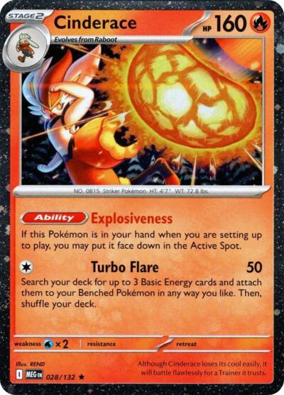 Cinderace #28 Blister Exclusives