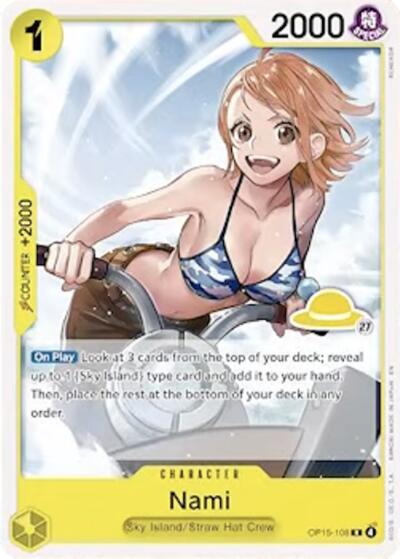 Nami (Luffy Deck) #OP15-108 Set Sail Deck Set