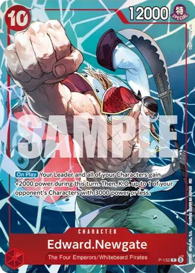 Edward.Newgate (Premium Card Collection -Flame-Flame Fruit Coliseum Edition-) #P-152 One Piece Promotion Cards
