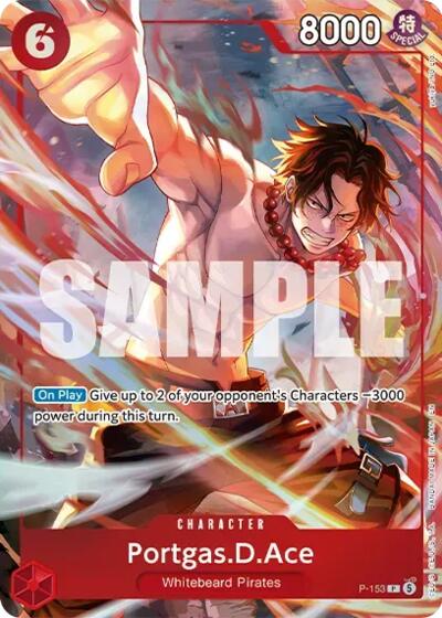Portgas.D.Ace (Premium Card Collection -Flame-Flame Fruit Coliseum Edition-) #P-153 One Piece Promotion Cards
