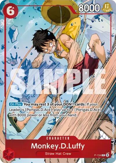 Monkey.D.Luffy (Premium Card Collection -Flame-Flame Fruit Coliseum Edition-) #P-154 One Piece Promotion Cards
