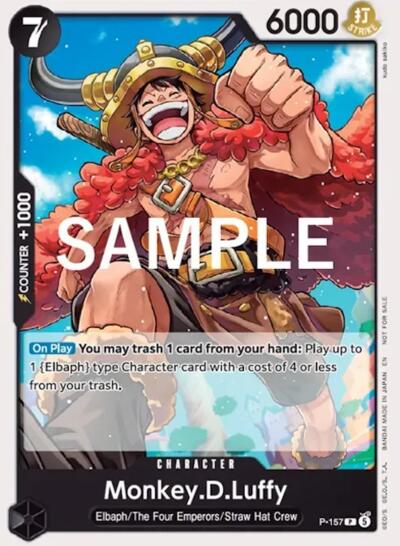 Monkey.D.Luffy (Pirates Party 2026 Vol. 3) #P-157 One Piece Promotion Cards