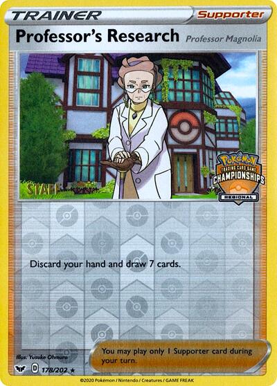 Professor's Research [Professor Magnolia] (Regional Championships) [Staff] #178 League & Championship Cards