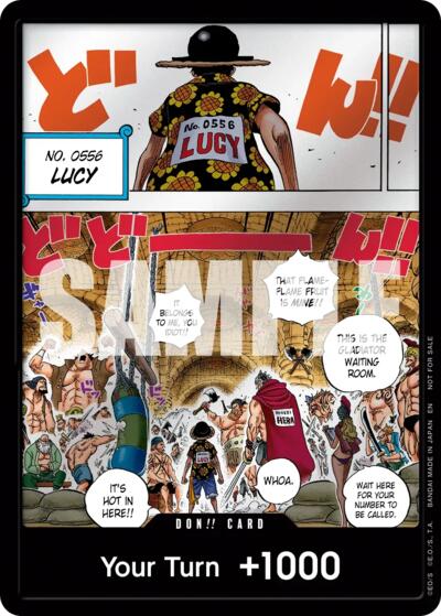 DON!! Card (Flame-Flame Fruit Coliseum) #promo One Piece Promotion Cards