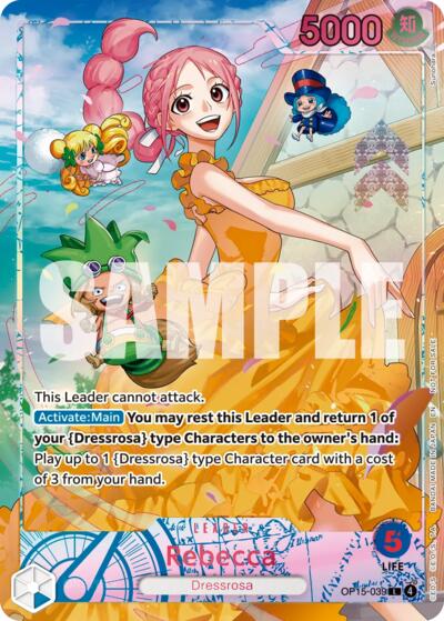 Rebecca (Flame-Flame Fruit Coliseum) #OP15-039 One Piece Promotion Cards