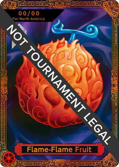Flame-Flame Fruit Trophy Card (Flame-Flame Fruit Coliseum) #promo One Piece Promotion Cards