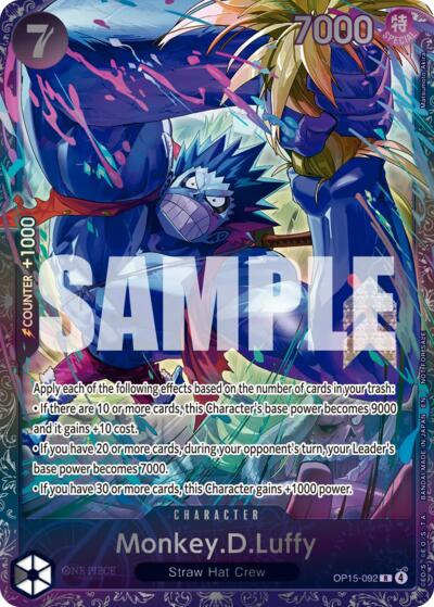 Monkey.D.Luffy (Treasure Cup August 2026) #OP15-092 One Piece Promotion Cards