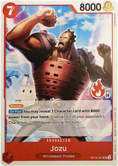 Jozu (Ace Deck) #OP16-007 Set Sail Deck Set