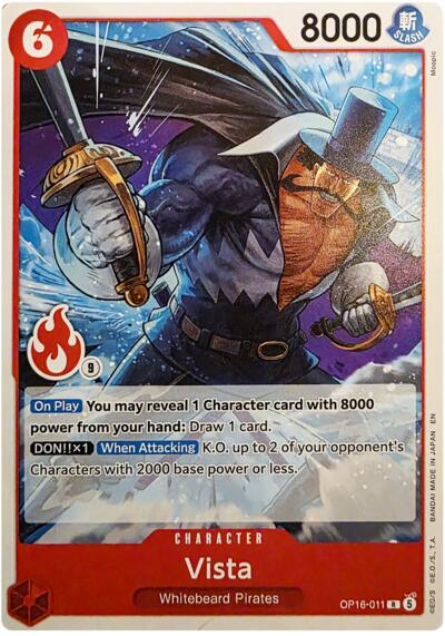 Vista (Ace Deck) #OP16-011 Set Sail Deck Set