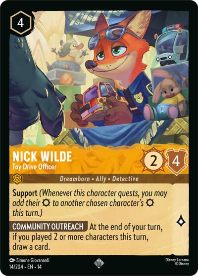 Nick Wilde - Toy Drive Officer #14 Hyperia City