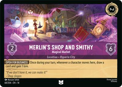 Merlin's Shop and Smithy - Magical Market #68 Hyperia City