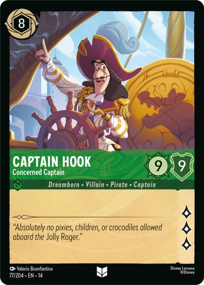 Captain Hook - Concerned Captain #77 Hyperia City