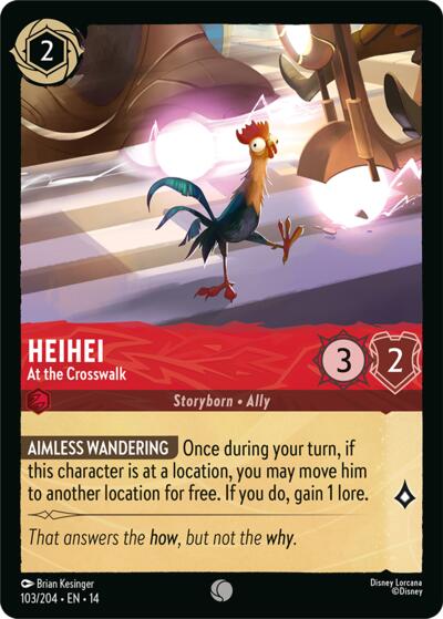 Heihei - At the Crosswalk #103 Hyperia City