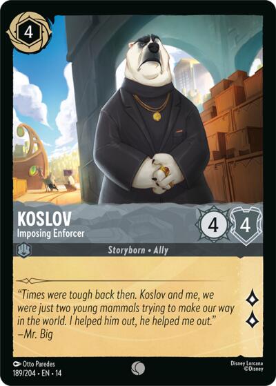 Koslov - Imposing Enforcer #189 Hyperia City