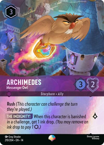 Archimedes - Messenger Owl (Epic) #210 Hyperia City