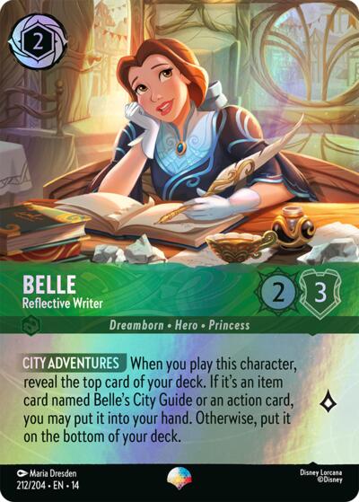 Belle - Reflective Writer (Epic) #212 Hyperia City