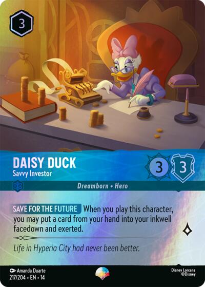 Daisy Duck - Savvy Investor (Epic) #217 Hyperia City