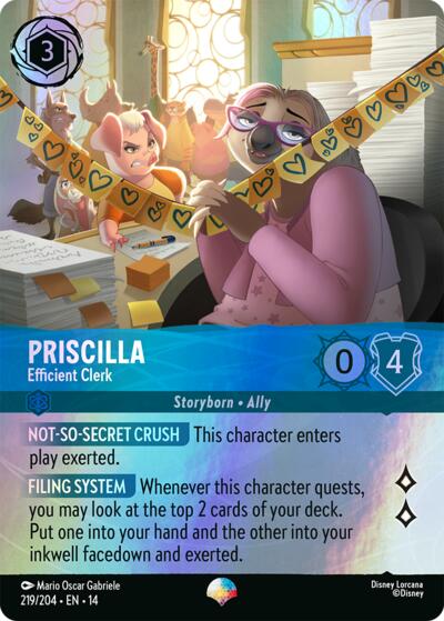 Priscilla - Efficient Clerk (Epic) #219 Hyperia City
