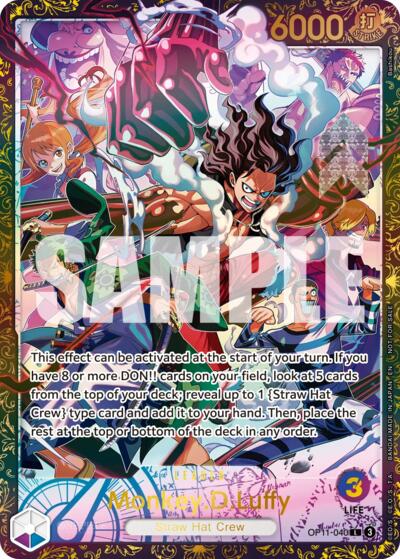 Monkey.D.Luffy (Large Scale Extra Grand Battle 2026) #OP11-040 One Piece Promotion Cards