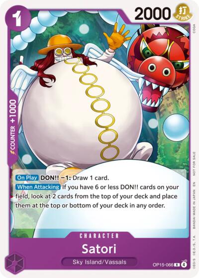 Satori (Tournament Pack 2026 Vol. 4) #OP15-066 One Piece Promotion Cards