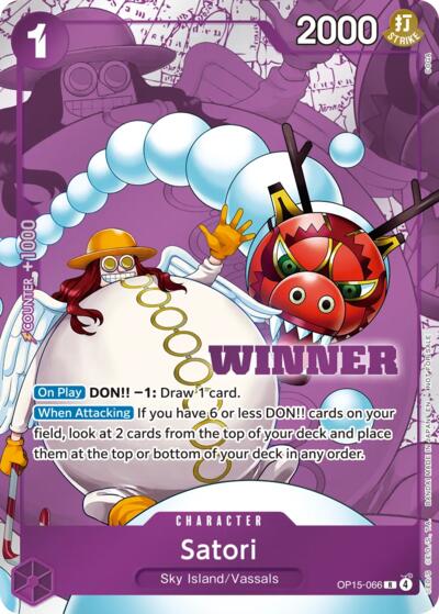 Satori (Winner Pack 2026 Vol. 4) #OP15-066 One Piece Promotion Cards