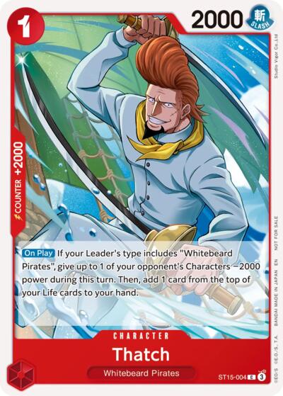 Thatch (Tournament Pack 2026 Vol. 4) #ST15-004 One Piece Promotion Cards