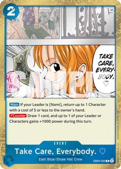 Take Care, Everybody. #EB05-030 Extra Booster: One Piece Heroines Edition Vol. 2