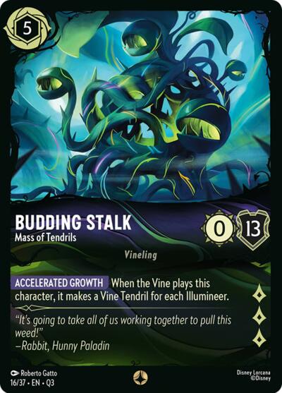 Budding Stalk - Mass of Tendrils #16 Illumineer's Quest: The Great Hunny Rescue