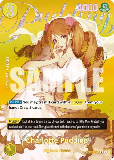 Charlotte Pudding (OP17-109) (SP) #OP17-109 Extra Booster: One Piece Heroines Edition Vol. 2