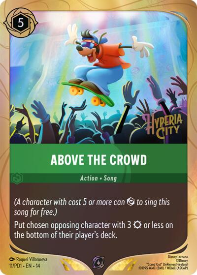 Above the Crowd #11 Disney Lorcana Promo Cards