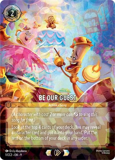 Be Our Guest #1 Disney Lorcana Promo Cards