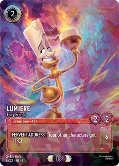 Lumiere - Fiery Friend #4 Disney Lorcana Promo Cards