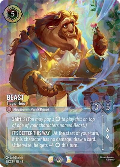 Beast - Tragic Hero #6 Disney Lorcana Promo Cards
