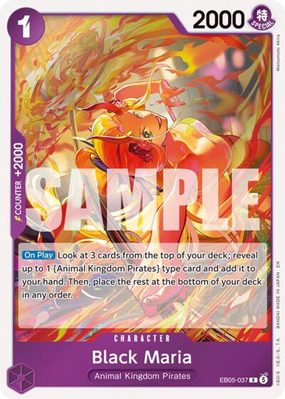 Black Maria (Alternate Art) #EB05-037 Extra Booster: One Piece Heroines Edition Vol. 2
