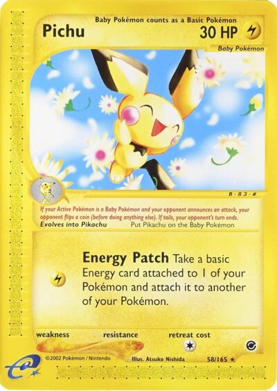 Pichu #58 Miscellaneous Cards & Products